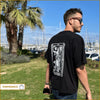 TEMPERANCE- CAMISETA NEGRA OVERSIZED BOXY FIT