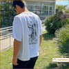 TEMPERANCE- OVERSIZED BOXY FIT WHITE T-SHIRT
