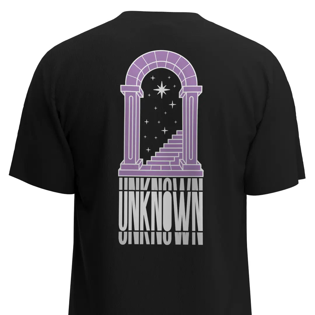 UNKNOWN - CAMISETA NEGRA OVERSIZED BOXY FIT