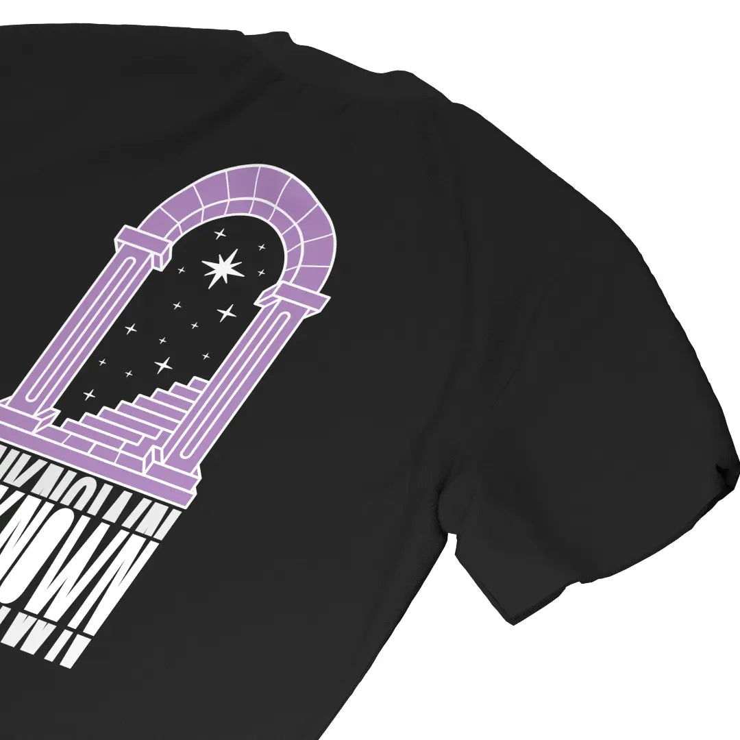 UNKNOWN - CAMISETA NEGRA OVERSIZED BOXY FIT