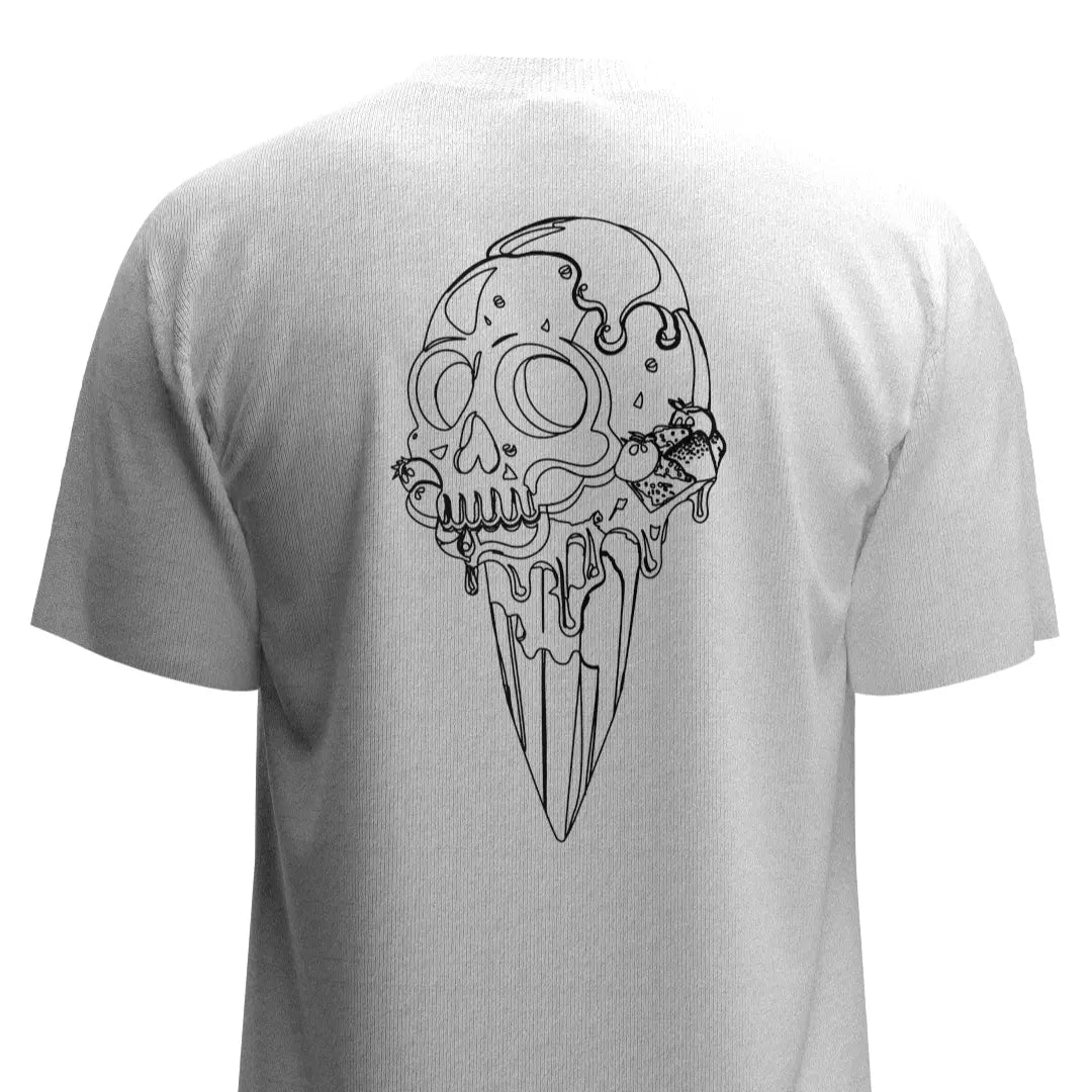 ICE CREAM - OVERSIZED BOXY FIT WHITE T-SHIRT